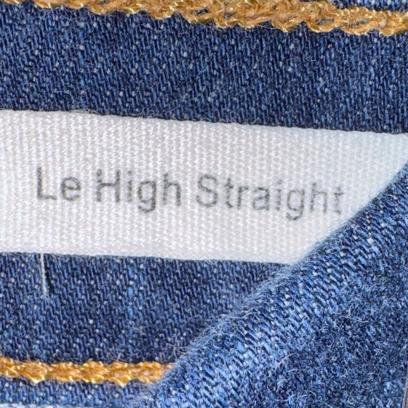 FRAME denim Le High Straight blue jeans size 28 - Picture 3 of 4